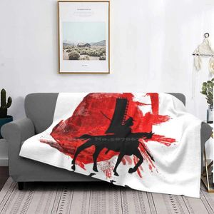 Blankets Japanese Samurai Low Price Print Novelty Fashion Soft Warm Blanket Japan Kyoto Tokyo Shrine Temple Origami Karate