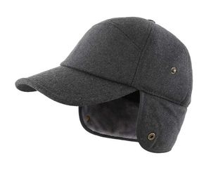 Cappelli a sfera che collegano lo stile nuovo cappello invernale alla moda con cappello adesivo a orecchie brim caldo cappello da baseball artificiale cappello da baseball da uomo quotidiano q240403