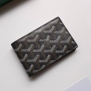 Kleine Brieftasche Kreditkartenhalter Designer Brieftaschen Geldbörsen Designerin Frau Handtasche Hochwertige echte Leder Mini -Taschen mit Box -Karteninhaber Schwarze Geldbörse