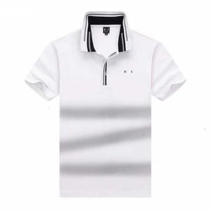 Shirt Designer Polo Mens Polos Tshirt Boss Fashion Brand Business Casual Business Golf T-shirt Pure Cotton Breave Short Short Shirts 2024 Summer Top 43bm