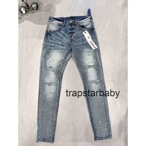 Designer Purple Brand Jeans für Männer Frauen Hosen lila Sommerloch Hight Qualität Stickerei Jean Denim Hosen Herren Purple Jeans 222