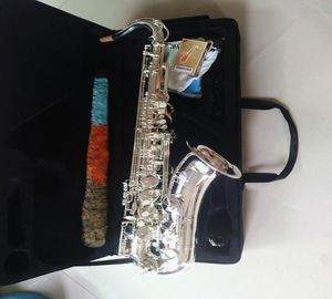 Ny högkvalitativ silver tenorsaxofon YAS875EX Japan Brand Sax BB Flat Music Instrument med Case Professional Level8482527