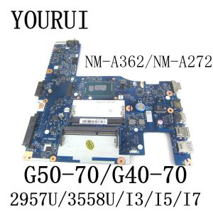 Moderkort NMA362/NMA272 för Lenovo G4070 G5070 14 tum Laptop Motherboard med 2957U/3558U/I3/I5/I7 CPU Mainboard