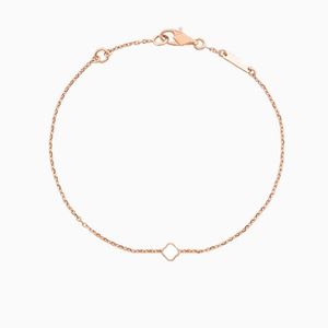 1 Mini Notif Van Clover Bracelets Four Leaf Bransoletka Luksusowa biżuteria 18k złota Bransoletka dla kobiet Srebrna łańcuch Elegancka biżuteria Prezent 12 Kolory Flowers123