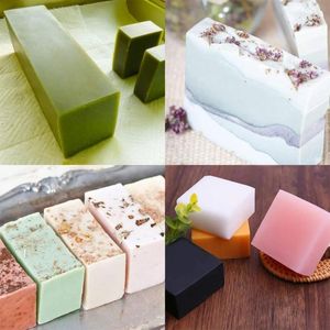 Pişirme Kalıpları Silikon Kalıplar Mousse DIY el Yapımı Sabun için Dikdörtgen