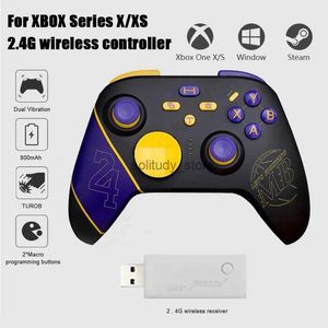 Game Controllers Joysticks N2 wireless gaming board controller suitable for XBOX One PC 2.4G wireless receiver connection with dual motor vibration Q240407