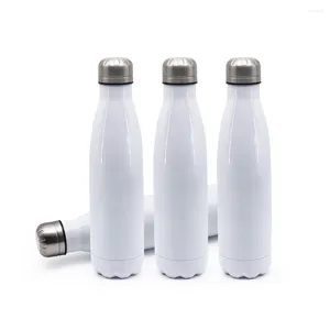 Canecas personalizadas 500ml 17oz 304 Aço inoxidável A vácuo esportes de água sublimação de sublimação elegante caneca de viagem