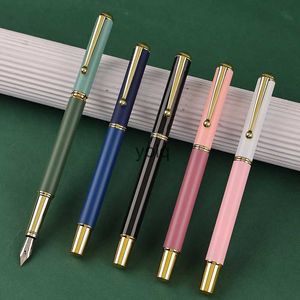 Фонтановые ручки Morandi Pen Metal Business Companion Gift Жесткий класс обучения каллиграфии. Ученики тренировок с легким и темным острым H240407