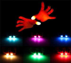 Envolty Lightup Lightup Thumbs LED Light Fishing Fingers Truque de Magic Props Amazing Glow Toys Kids Kids Luminous Gifts9684268