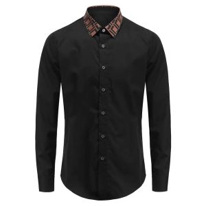 Koszulki męskie Designer Dasualny długi rękaw Top Designer Solid Shirt USA marka Polos Fashion Oxford Social Arvival Haftowe wielokrotne VGZ9 825734923