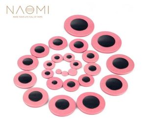 Naomi 25st Saxophone Pads Alto Sax Leather Pads Replection för Alto Sax Woodwind Parts Accessories PinkBlack New9455409