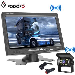 Display Podofo 18 IR Reversing Camera 4Pin + 7 