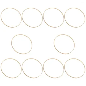 Dekorative Blumen 20pcs langlebige Stickerei DIY Hanging Ring Wall Decor Dekoration