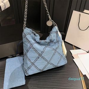 Designer Bag Garbage Women's Denim Shopping Bag Tote Diamond Gingham On Tote the Go Shoulder Crossbody Bag