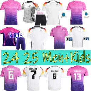 Musiala 10 Germania Maglie da calcio impermeabili e anti -slip Havertz Kimmich 24 25 Kroos Gnabry Werner Draxler Reus Muller Gotze Men Kid Kit Kit Fan Shirt Uniform