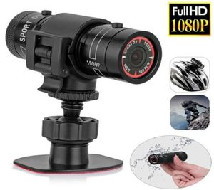 F9 mini bici impermeabile fotocamera impermeabile HD Azione sportiva del casco motociclistico è arrivata video DV videocamera Full HD 1080p Video Recorder286B2529443