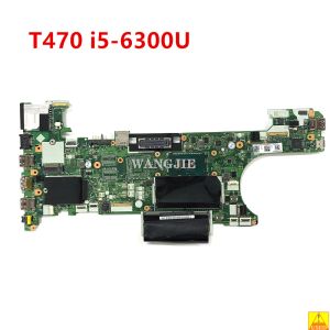 Moderkortet använde FRU: 01HW539 för Lenovo ThinkPad T470 Laptop Moderboard CT470 NMA931 med i56300U -processor DDR4 RAM