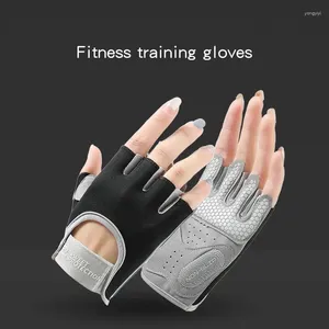 Cycling Gloves Women Breathable Thin Yoga Sports Glove Weightlifting Non Slip Gym Fitness Bicycle Weight Lifting Exercise