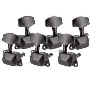 Black 3L3R Semiclosed Guitar Tuning Pegs Keys Tuners for Acoustic Electric Guitar Parts3743653