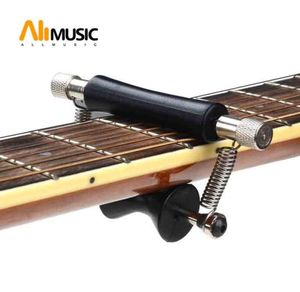 Rolling Guitar Capo Greg Bennett Design Slider Capo zjeżdża w górę i w dół Szybki srebrny 9166404