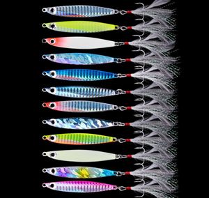 12pcslot Metal Jigging Lure 7g12g17g22g30g Metal Jig Lead Hard Bait 3D Eyes Isca Artificial Bait Sea Fishing Jigs 2010301044829