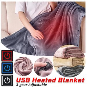 Blankets Electric Blanket USB Plug Automatic Protection Type Thickening Body Warmer Heated Mat Carpet