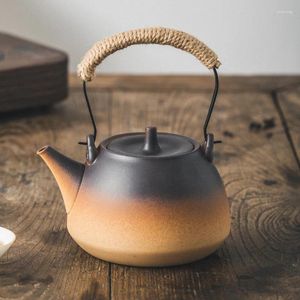 Zestawy herbaty ceramiczne czajnicze do elektrycznego garncarskiego pieca pojedyncza herbata Kettle duża pojemność Kongfu Zestaw zdrowego życia