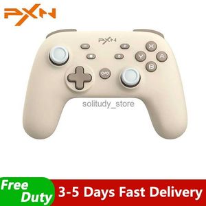 Game Controllers Joysticks PXN P50 Bluetooth Wireless Switch Pro Controller for Switch Control/iOS 16/PC Gamepads for Steam Gaming Macro TURBO Q240407