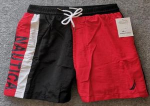 USA Fashion Men Casual Polo Shorts Nautica Pailing Cotton Bods Boys Beach Short Pants Bind Board Trunks Red Black Size L4XL7650167