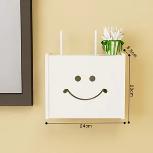 Placas decorativas WIFI WIFI PLATA DE ARMAZENAGEM DE PARELA DE PEDRA DE PEDRA DE ENGULHADA ABS Organizador Cabo Power Bracket Home Decor Bins