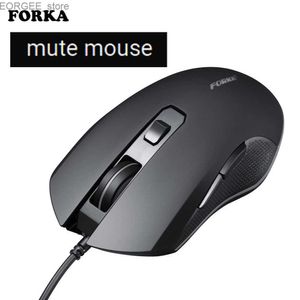 マウス新しい小さな快適なワイヤードゲーミングマウス6ボタン3200DPI LED USB for PCラップトップマウスゲーマーミュートボタンY240407