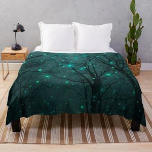 Blankets Silently One By The Stars Blossomed Throw Blanket