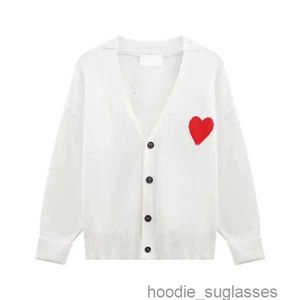 من المألوف باريس مصمم رجالي سترة Amis de Coeur Macaron Love Jacquard Cardigan للرجال والنساء Top B188U