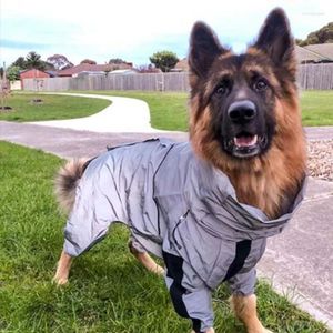 Dog Apparel Dogs And Pets Go Out Full Reflective Tactical Charge Waterproof Raincoat Medium Large German Herders Border Collie