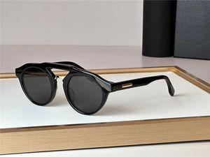 Neues Modedesign runde Sonnenbrille H090 Acetat Rahmen mittelalterlicher Retro -Stil Einfache und großzügige Form Outdoor UV400 Schutz Brillen Eyewear