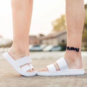 Mais novos chinelos ao ar livre deslizam sapatos sandálias de borracha feminina feminina respirável espuma