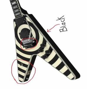 Custom Flying V gitara elektryczna Zakk to samo w fotics0123451926970