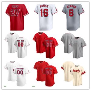 Tyler Anderson Luis Garcia Patrick Sandoval Jose Soriano Guillermo Zuniga Matt Thaiss Miguel Sano Mickey Moniak Mike Trout Anthony Rendon Baseball Jersey Youth