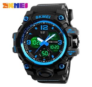 Skmei New Fashion Sport Military Men Watch LED Bright Watches kwarcowe zegar cyfrowy zegar wojskowy kamuflaż wodoodporny Wat5649194