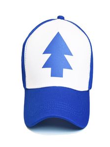 1 пункт бейсбольная шляпа Gravity Falls Cap Регулируемые крышки грузовиков Новый изогнутый Билл Диппер Parentchild Baseball Hat7280132