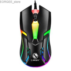 Mice Li Magnesium S1 E-Sports Luminous Wired Mouse USB Wired Desktop Laptop Mute Computer Game Mouse Y240407