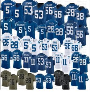 Anthony Richardson Jonathan Taylor Fußball Quenton Nelson Pittman Jr. Darius Leonard Jerseys z 4.7