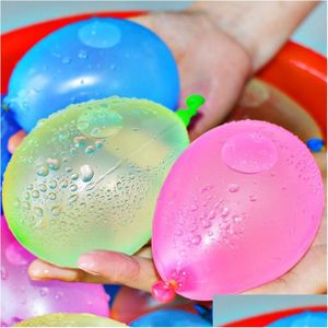 Balloon Latex Water Balloons Balls Waters Bomb Pump Rapid Injection Summer Beach Games Inflatable Sprinking Ballons Drop Delivery Toys Dh6Zo