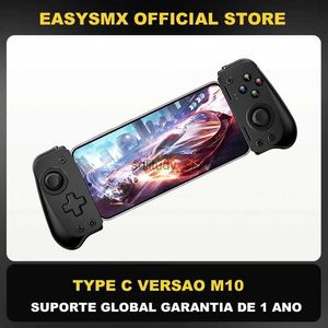 Controladores de jogo Joysticks Easysmx M10 Mobile Controller C-Type Game Board Adequado para Android Phones Xbox Game Pass Link Stem com Hall Joystick Trigger Q240407