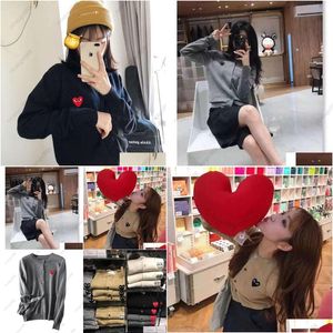 Womens Sweaters Chaopai Chuanjiu Knitwear Sweater Mens And Cardigan Baoling Short Loose Play Couples Love Woolen Coat Drop Delivery Ap Otaji