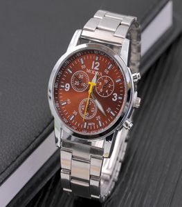 Luksusowe męskie zegarek zegarowy kwarc analogowy na rękę sześć pinów kobiet mężczyzn Modiya fajne swobodne modne zegarek 8320716