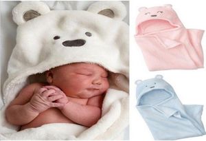 Ny detaljhandel 1pcspack söt djur baby bad baby filt badhandseln badkar bad terry barn spädbarn badbaby mantel 7678160