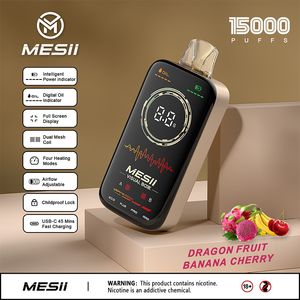 MESII Visual Boxx 16000 Original 16k Sfugo Vape Vape Bar Vs Elfworld 20K 22K Sfugo Digital Box Digital Pod Preiughted Wape Hookah Vaper