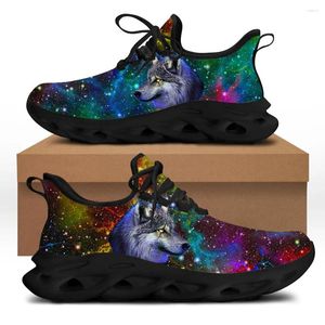 Casual Shoes 2024 Produkt atmungsaktives Mesh Herren Graffiti Wolf Muster vulkanisierte Turnschuhe benutzerdefiniert gedruckt