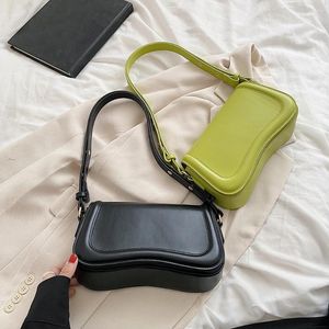 Shoulder Bags Women Leather Handbag Versatile Tote Bag Casual Trendy Crossbody Flap Girl Sling Purse